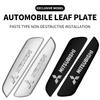 2 stuks 3D Auto Carrosserie Spatbord Zijembleem Achterklep Badge Stickers Voor Mitsubishi Outlander Lancer 9 10 Pajero L200 EX ASX Creatief