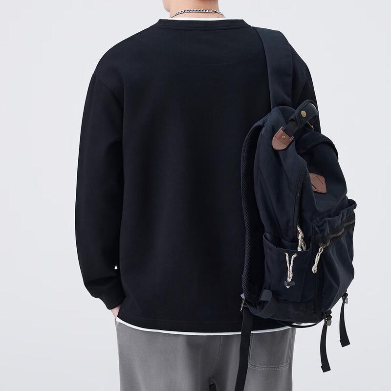 Jeep Men's Faux Two-Piece Casual Sweatshirt