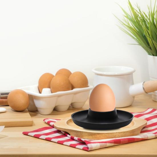 5Pcs Boiled Egg Holder Food Grade BPA Free Compact Design Portable Stackable Egg Cup Tray with Stable Base