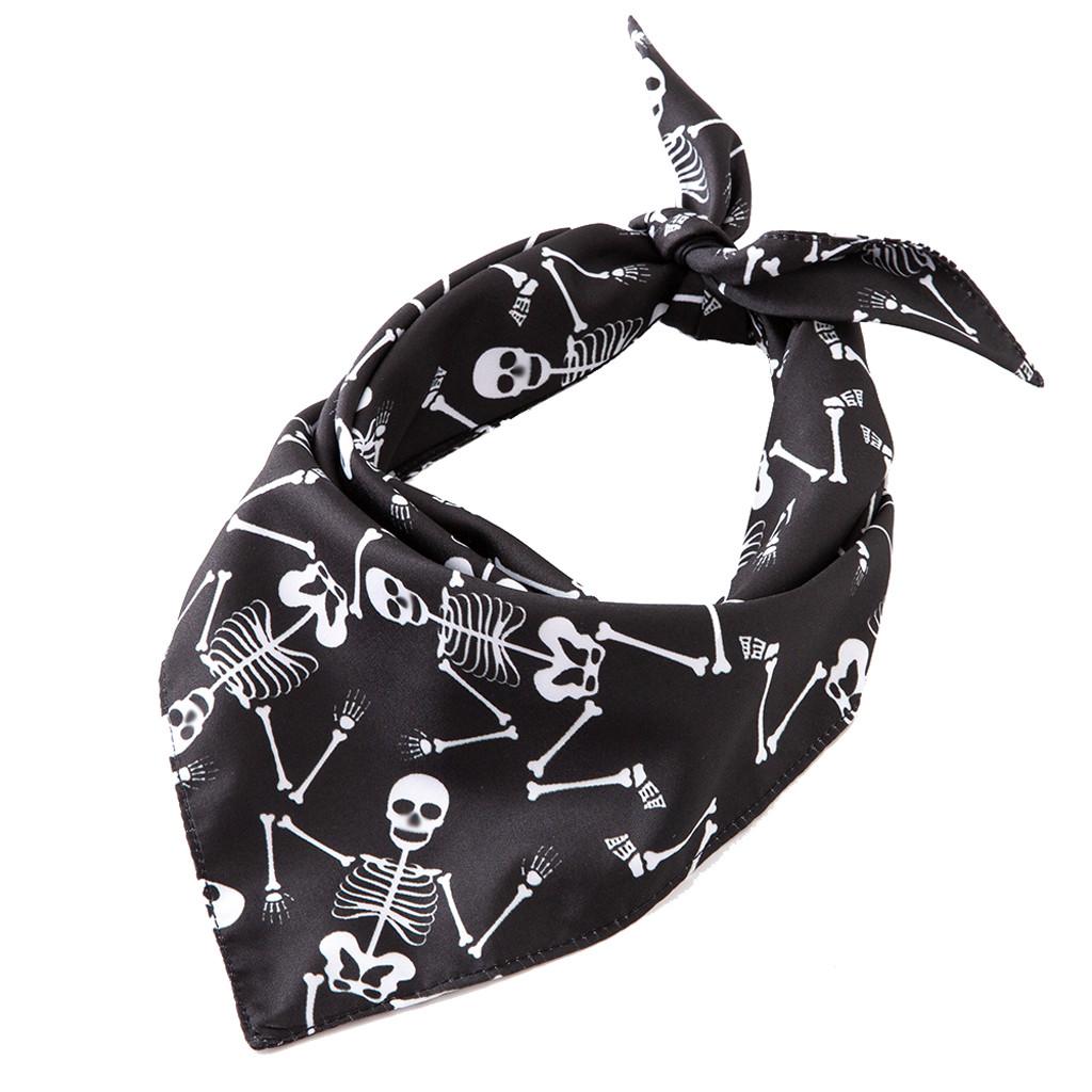 Halloween  Print Pet Dog Bandana  Towel Scarf Costume Accessorie