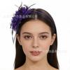 Europäischer und amerikanischer neuer Federblumen-Haarreif Haarreif Team beliebt Braut Retro-Stil Haarreif Haaraccessoires