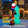 5.91FT Inflatable Christmas Tree Santa Snowman Gift Toy Yard Lawn Party Decoration Festive Gift LED Xmas Supplies Home Ornament