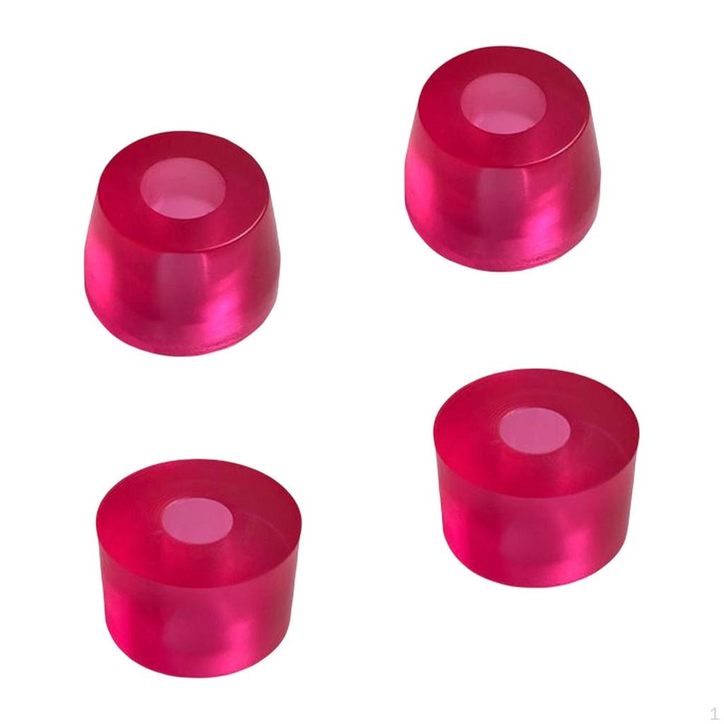 Skateboard Truck Bushings Conical Top and Cylindrical Bottom High Elastic