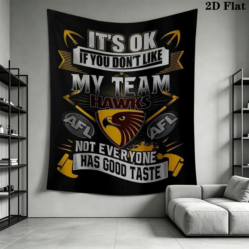 Collingwood Wall Tapestry Aesthetic Wall Hanging Printed Fabric Blanket Decorative Tapestries for Bedroom Living Room Home Decor