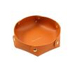Desktop Storage Box Candy Tray with Printed Design, Light Brown