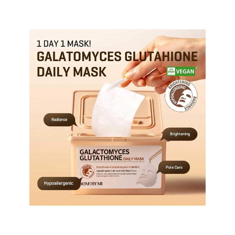 SOME BY MI Retinol Intense Daily Mask - 30 Sheets 340g , - Mild Korean Retinol Vegan Face Sheet Mask For Glass Skin Routine - Skin Texture,