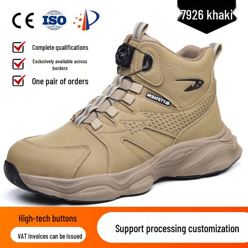 

Anti-Smash and Anti-Puncture Steel Toe Winter Safety Shoes - Wear-Resistant, Non-Slip, Lightweight, Shock Absorbing