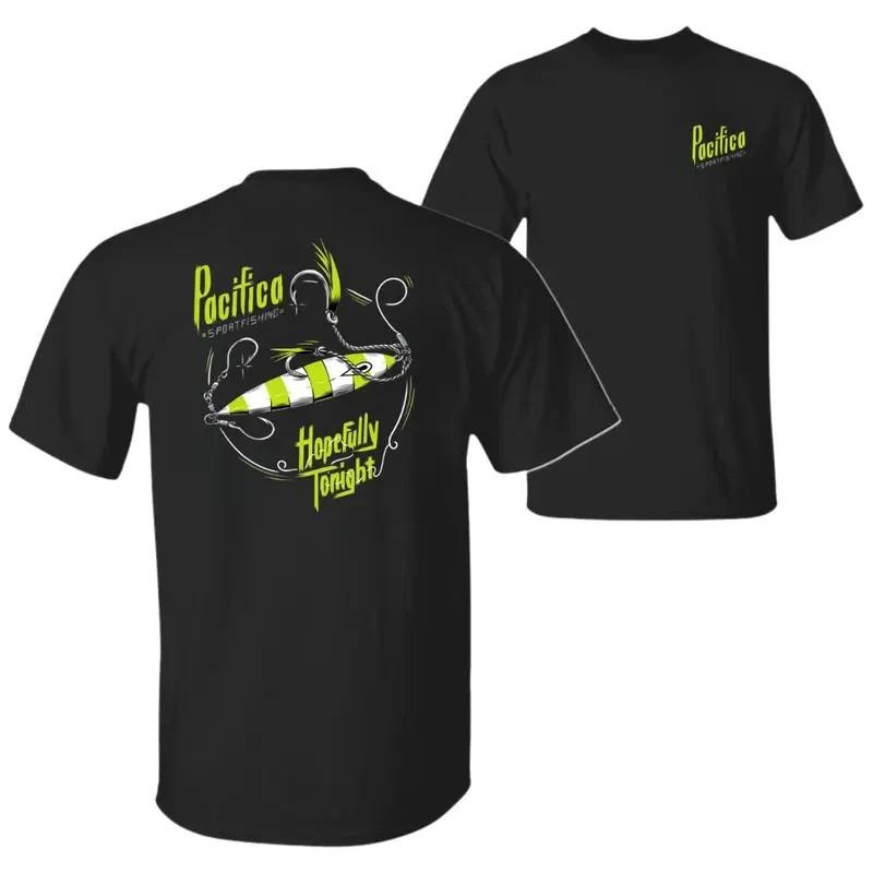 The Pacifica Fishing T-Shirt, Offshore Boat Angler Graphic Tee XL