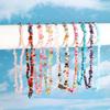 Naure Stone Turquoises  Beaded Choker Necklace For Women,  Irregular Bohemian Healing  Choker Jewelry