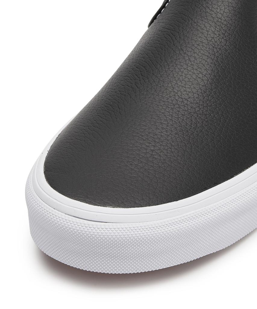Vans Classic Slip-On - (Leer) Zwart:True White / Vn000Ct5Bpb1