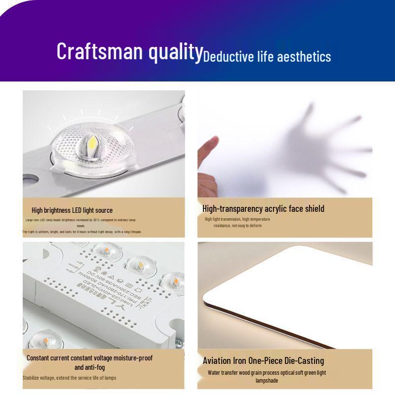 2025 Modern Minimalist LED Ceiling Light for Living Room, Bedroom, Study & Balcony - Super Bright