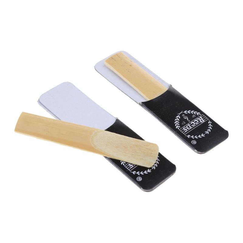 10pcs Clarinet Reeds Set Bb Tone Strength 1.5/2.0/2.5/3.0/3.5/4.0 Wind Instrument Reed Clarinet for Easy of Play
