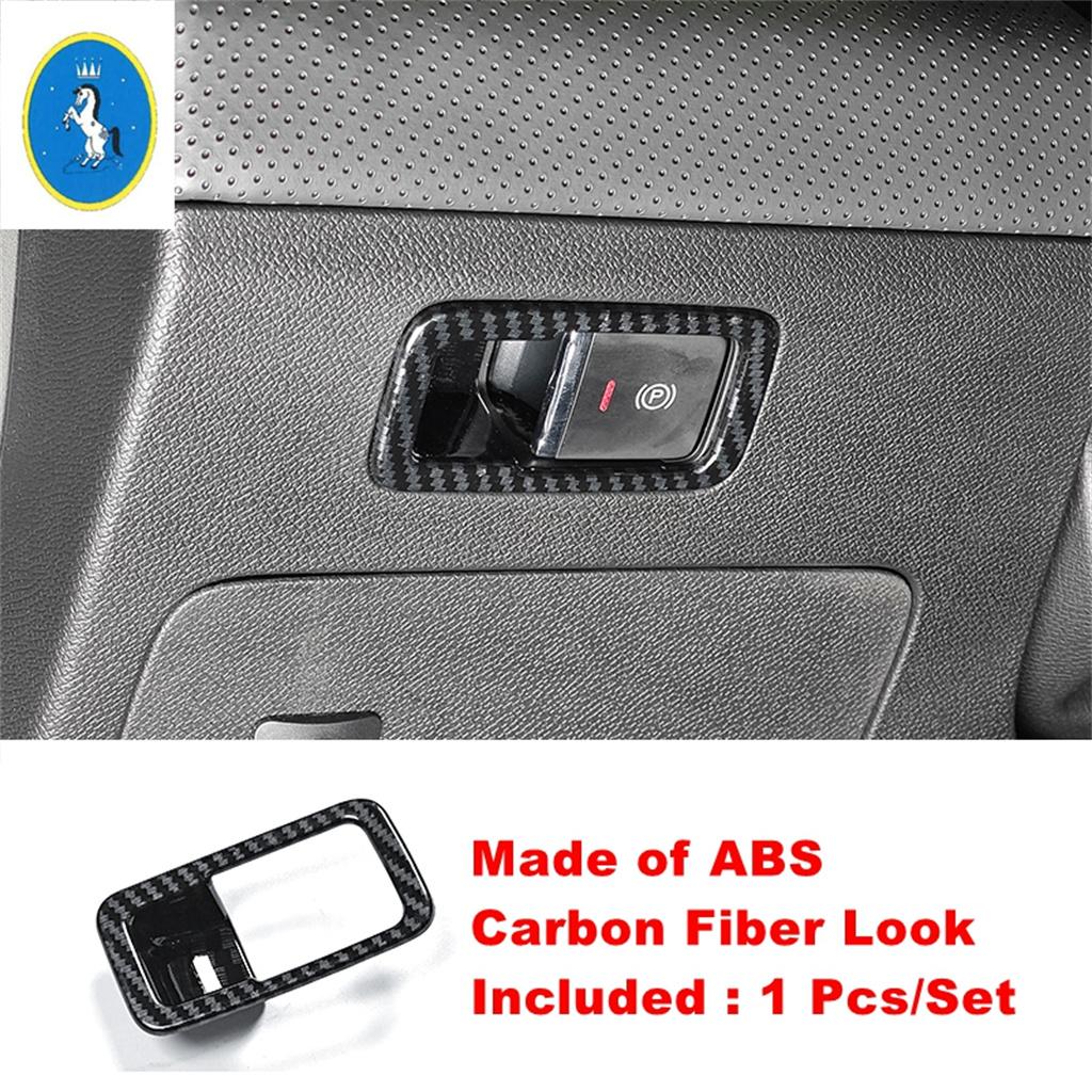 

For Chery Jetour Traveller 2024 2025 Carbon Fiber Gearbox Panel Strip / Handle Bowl / Rear Box Air Vent Cover Trim Accessories Hand Brake Button