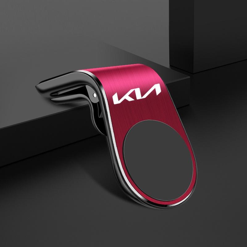 Metal Magnetic Car Phone Holder for Kia Sportage Ceed Rio Picanto K5 K9 Sorento Accessories Car Ornaments/ornaments