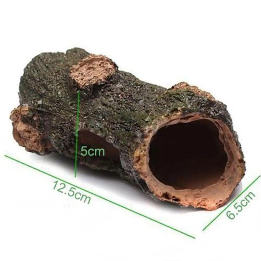 Creative Fish Hiding Shelter Landscaping Aquarium Hollow Tunnel Cave Rockery Home