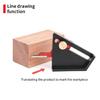 Woodworking 1/2 Centering Rule Table Tenon 1/2 Sawing Tool Solid Height Gauge Woodworking Measurement Tool