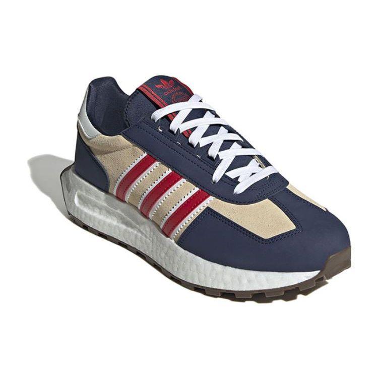 Adidas Originals Retropy E5 Retro Leather Durable Fit Low Top Running Shoes Unisex Sneaker Blue White IG9995
