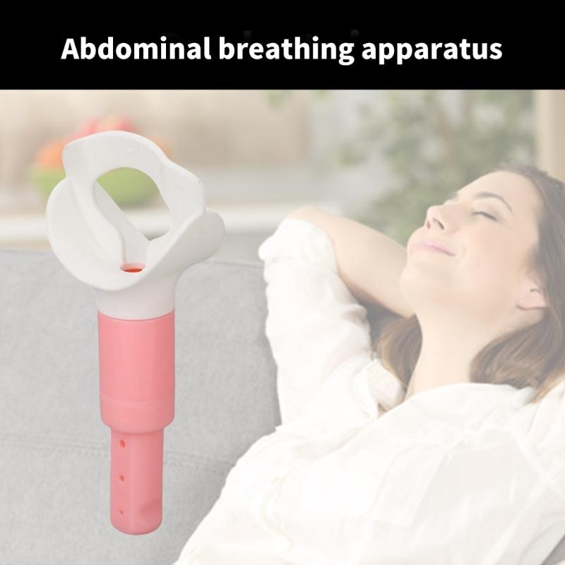 Lung Trainer Breathing Exercise Device Exhalation Inspiration Muscle Trainer Abdominal Breathing Exerciser Trainer