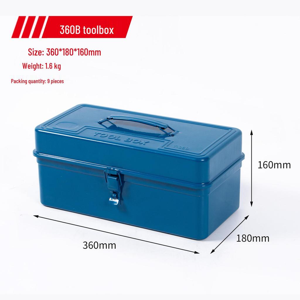 Industrial Grade Large Capacity Portable Toolbox with Multifunctional Storage for Automotive Repair