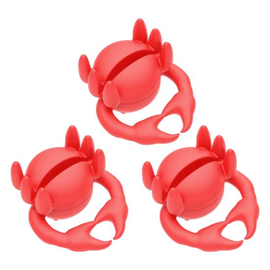 

3 шт. держатель для срезки растений, опора для растений, многоразовый компактный размер, креативные держатели для разведения растений в форме краба, украшения 3pcs