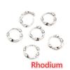 10pz Cerchi per Orecchini Fai da Te Clip 14x13mm Ottone Intrecciato Orecchini Accessori per Creazione Gioielli Componenti