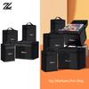 Marcadores Caneta Preto Bolsa de Armazenamento Enorme Grande Capacidade Zíper Lona Estojo para Lápis Caneta Aquarela Bolsa de Papelaria Portátil