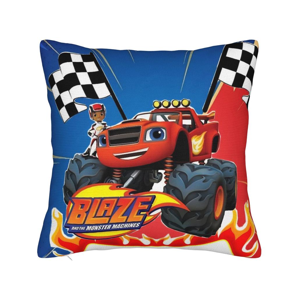 Blaze and the Monster Machines Pillowcase Merch Printed Cushion Cover Decor Throw Pillow Case Cover Home MultiSize