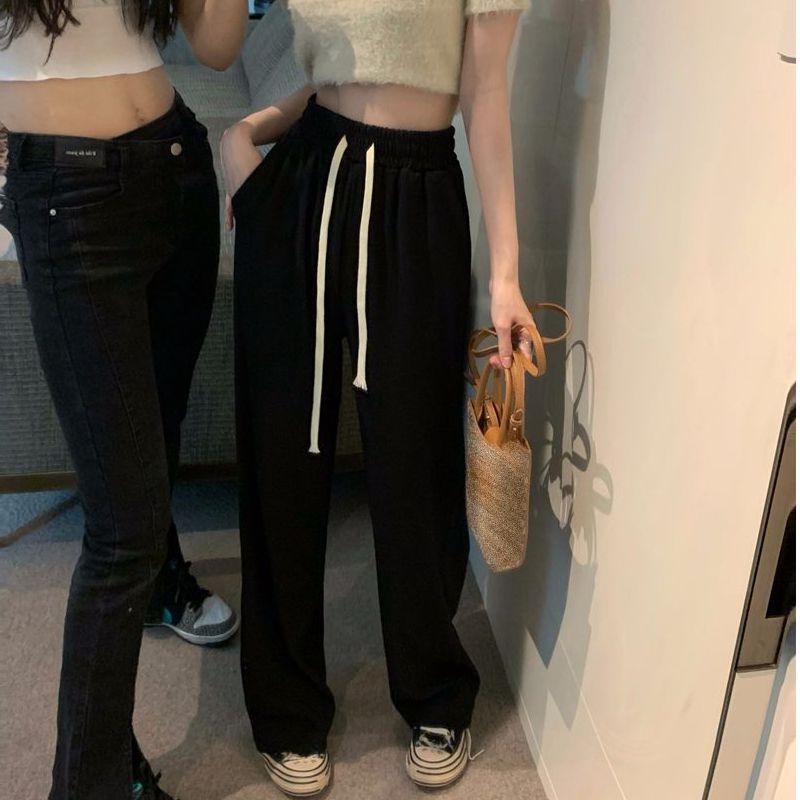 Women's Spring and Summer New High-waist Straight-leg Suit Pants