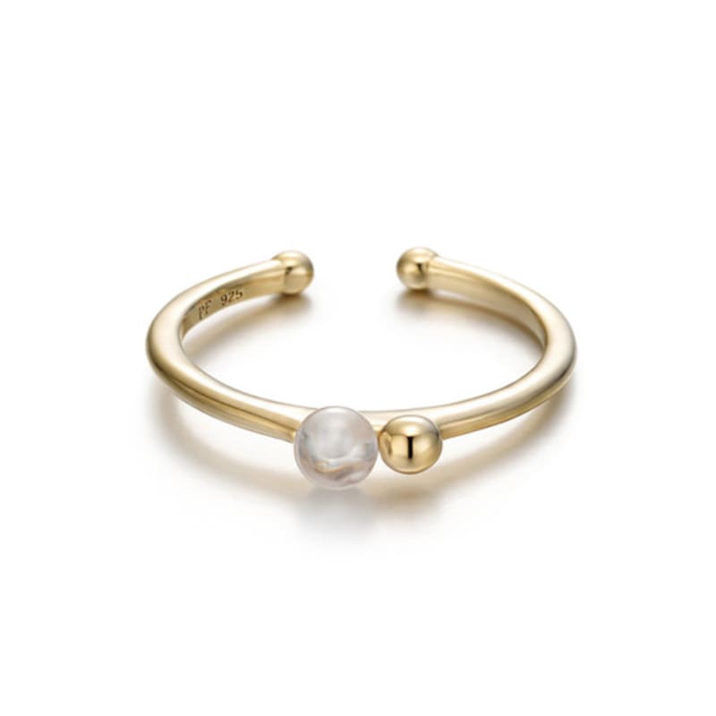 PAIGEFLYNN JEWELRY [925 Silver] Bubble Dew Do Open Ring