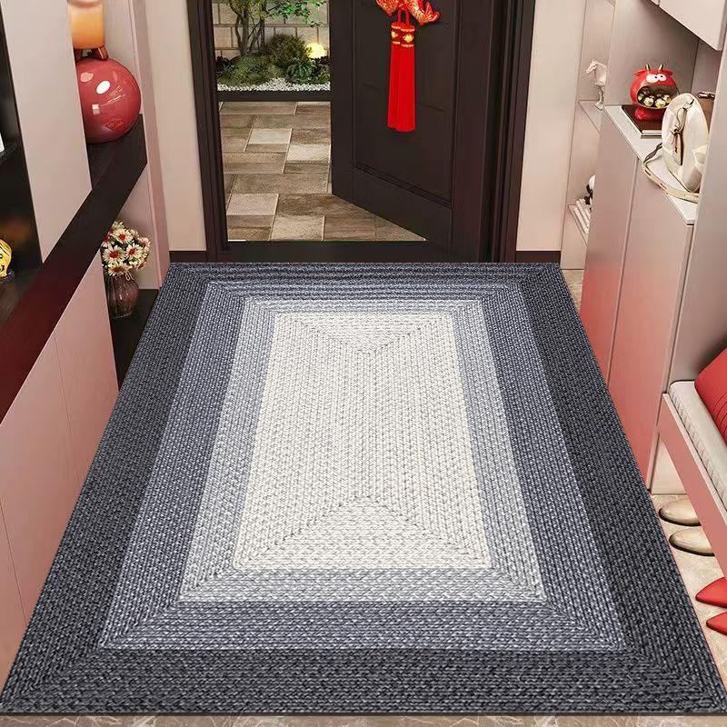 Entrance Carpet At The Foyer Dirt Resistant Crystal Velvet Carpets Absorbent Foot Mats Door Mats
