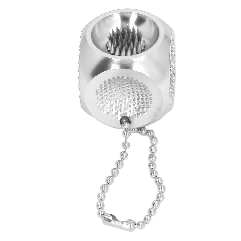 Billiards Pool Cue Tip Repair Tool Billiard Cue Accessories Trimmer Burnisher Shaper Tapper with Metal Hanging Rope