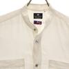 Issei Miyake the Shirts 90s Linen Old Long Sleeve Band Collar Shirt M Men's Used