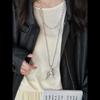 Fashion Korean Version Pearl Pony Pendant Necklace For Women Girls Vintage Exquisite Horse Necklace Jewelry Accessories Gifts