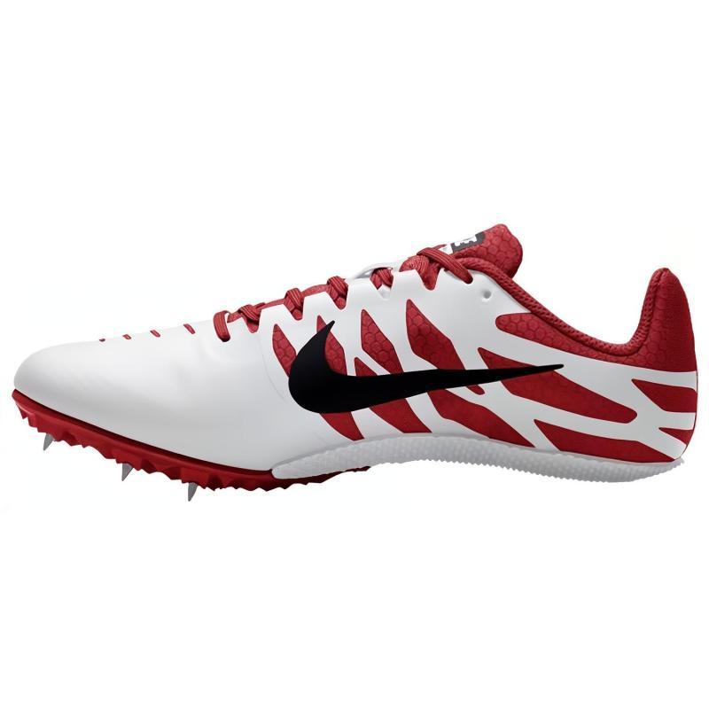 Nike Air Zoom Rival S 9 Spikes 'White Red' Sneakers Casual 907564-605