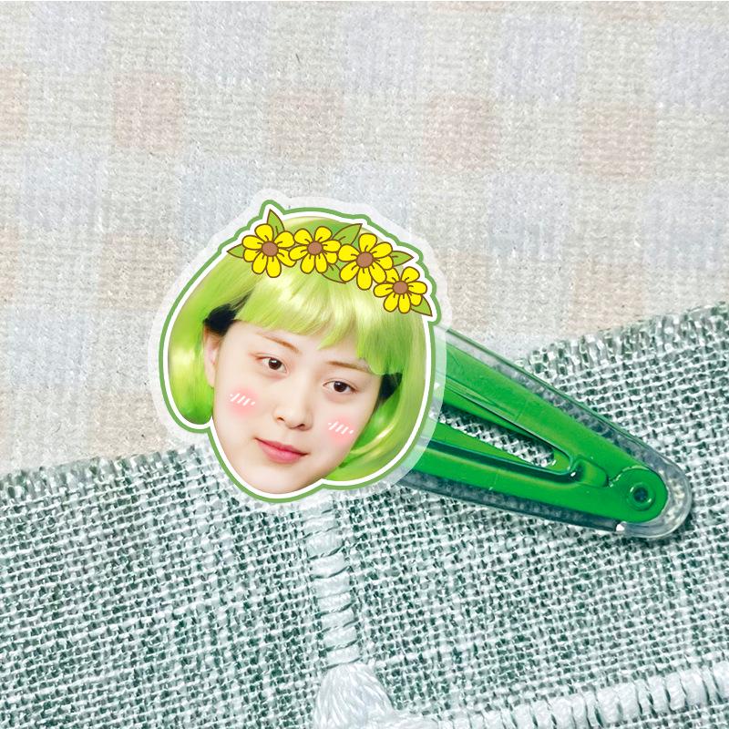 ITZY Yeji & Yuna Star Acrylic Hair Clips - Concert Support Accessories