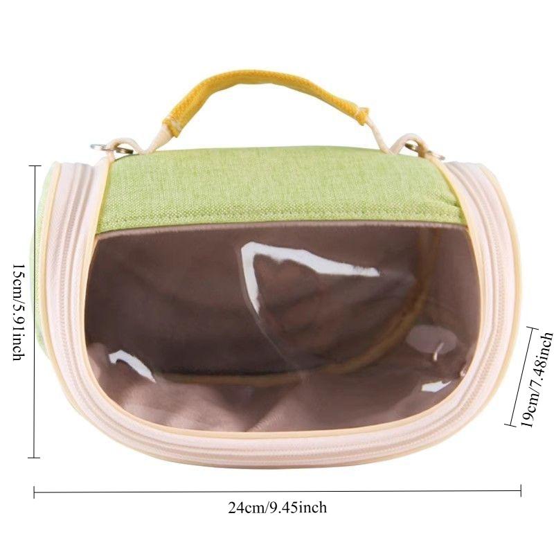 Small Pets Crossbody Traveling Bag Portable Foldable Cute Breathable Handbag Pets Bird Hamster Going Out Products Accessories