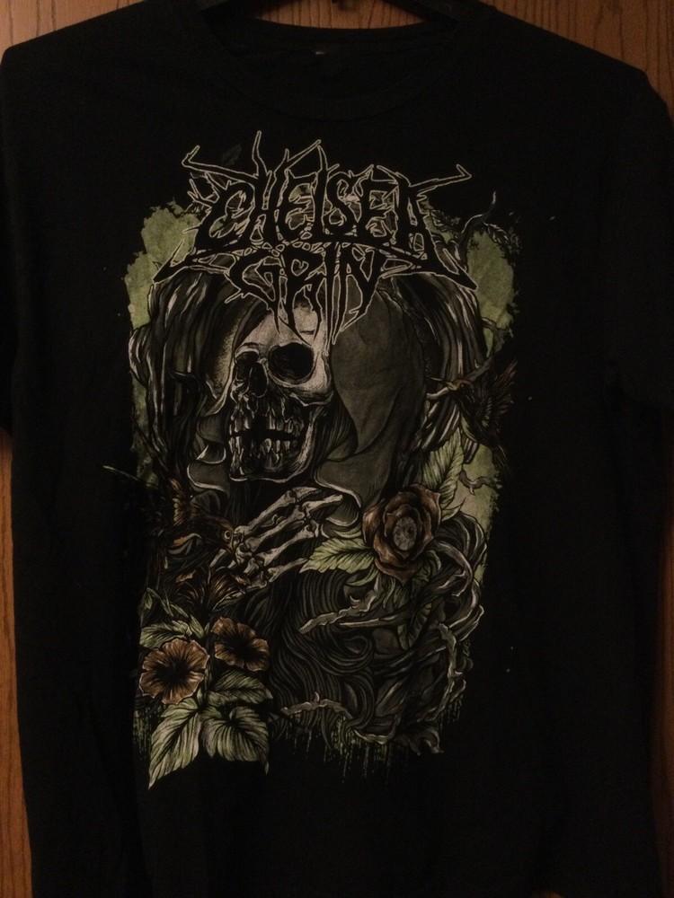 Chelsea Grin Skull Image Black Shirt All size S5XL MI511 Unisex T-Shirt S
