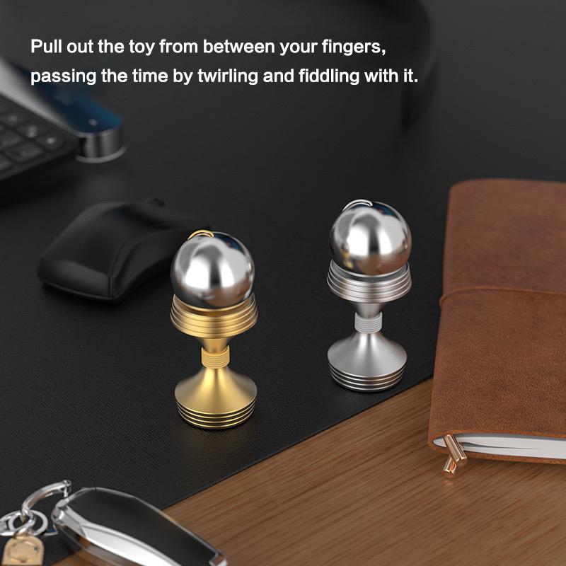 Cool Trick Ball Sensory Metal Finger Spinner Finger Training Spinner Skill Training Hand-Eye Coordination EDC Fidget Toy Gifts