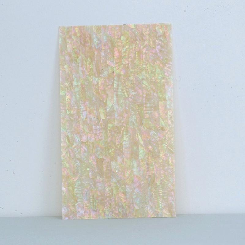1Piece 240x140mm Natural Abalone Shell Mother of Pearl laminate Sheet DIY Home Decoration Material Crafts Carved Inlay