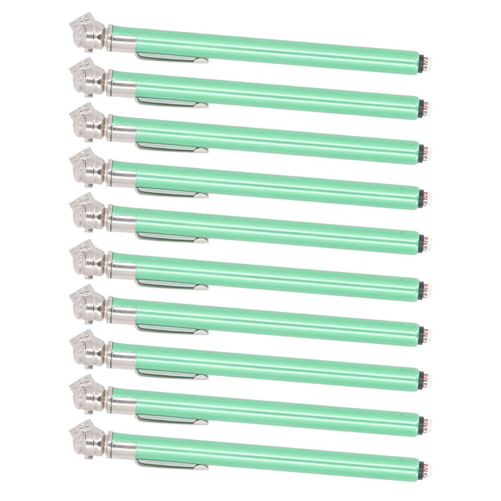 10PCS Pencil Tire Pressure Gauge 3 Ranges 4 Sided Reading High Accuracy Tire Air Gauge