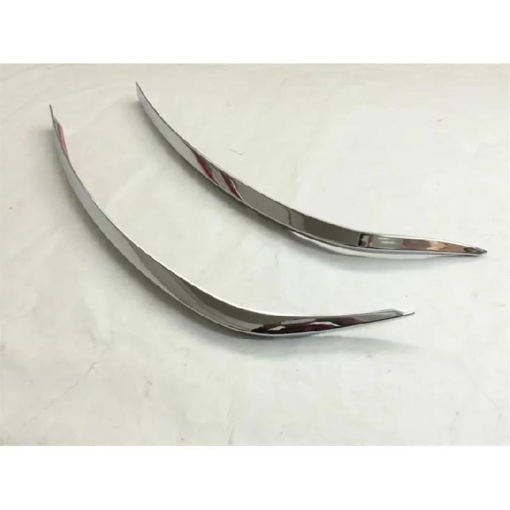 

For Nissan Qashqai J11 2016 2017 Front Corner Trim Strips Modified Front Bumper Anti-Friction Strip ABS Car Styling Accessories срібний