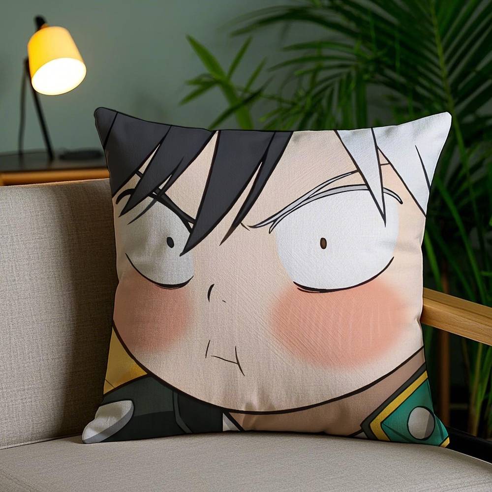 

Anime W-Wind B-Breaker Pillow Case Anti-dustmite Invisible Zipper Sofa Bed 12x12Inch