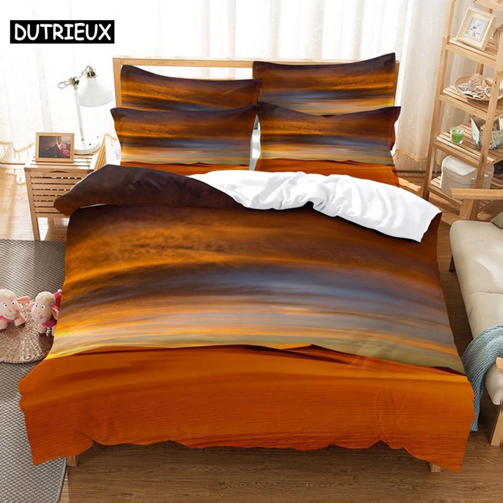 Comforter Colorful Aurora Bedding Set 3D Bedding Digital Printing Queen Size Bedding Set Fashion Design