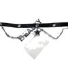 Black Flash Diamond Pentagram Pendant Double Layer Stacked Necklace Female Choker Sweet Cool Babes Niche Design Accessories