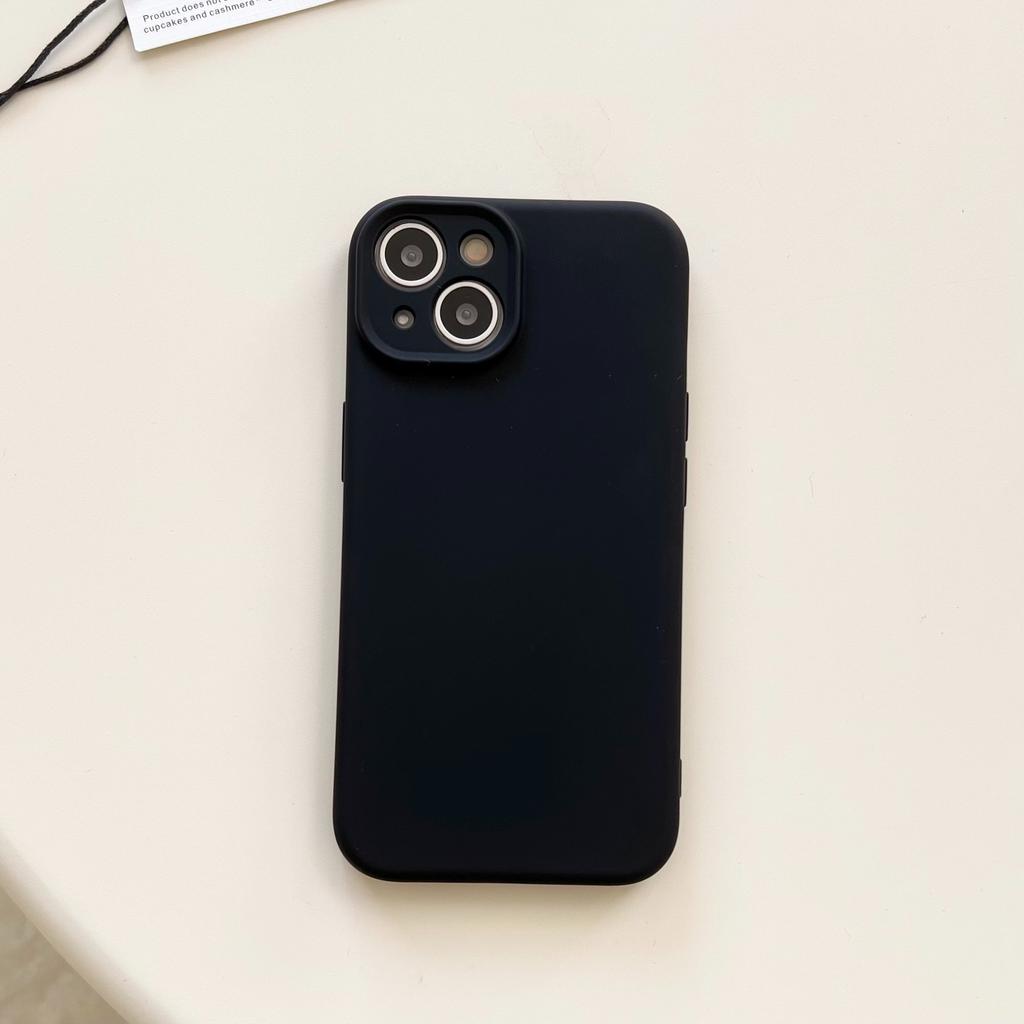 Etui na telefon For IPhone 17 Promax dla Apple 16 Płynny Silikon 14 Proste Jednolity Kolor 13 Odporne na Upadki Pokrowiec Ochronny