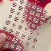 Cute Horse Bowknot Pony Nail Art Sticker Cartoon Lion Dance Manicure Decal New Year DIY Nail Art Decoration