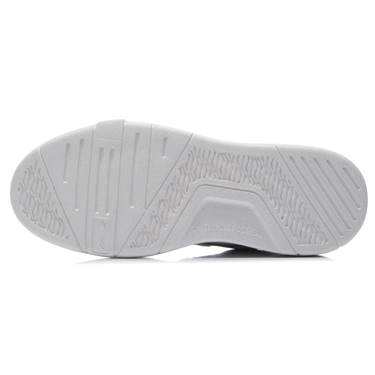 Li Ning Wave Low top Skateboard Shoes Women's White Blue AGCR156-3