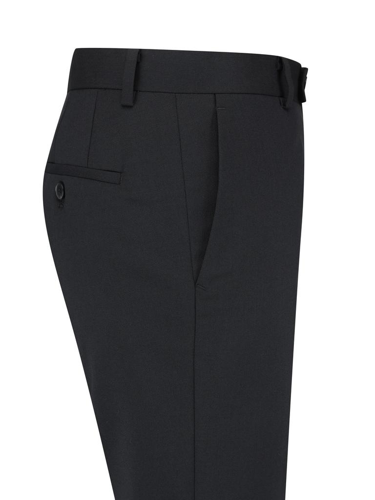 ZIOZIA Men'S Solid Suit Pants_Abg2Sp1202Bk