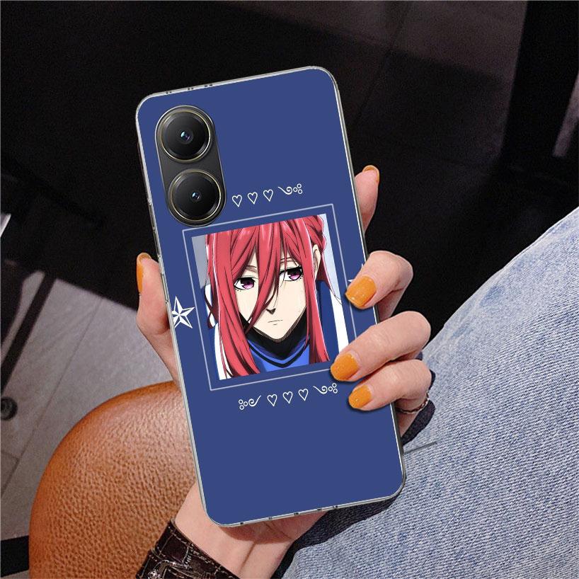 Blue Lock Chigiri Hyoma Phone Case For Xiaomi Poco X7 X6 X5 Pro F7 Ultra Redmi 15C 15 13C 13 12C 12 10 10A 10C 9 9A 9C 9T Cover