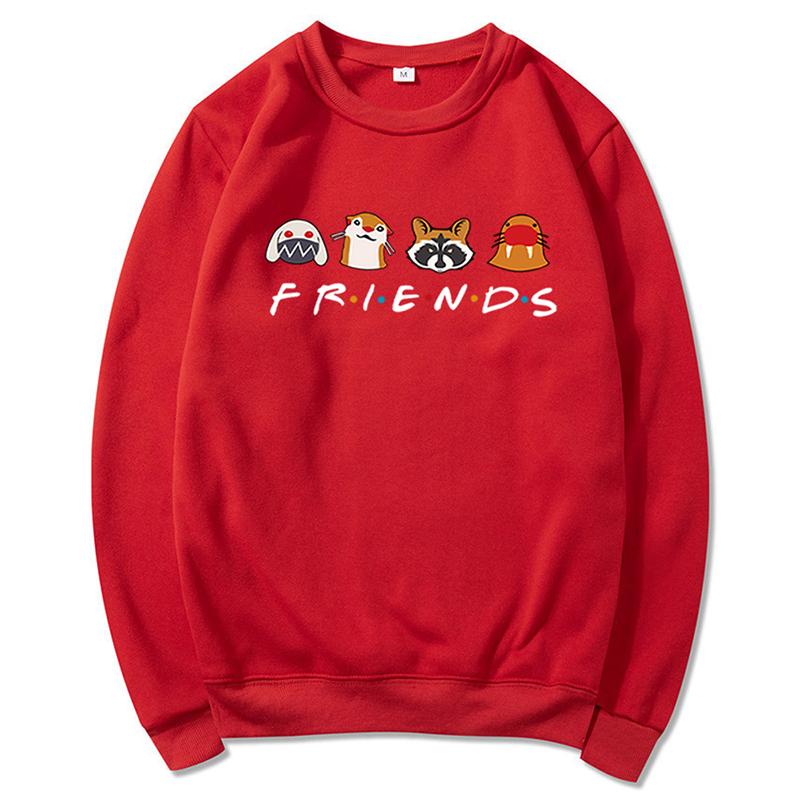 Unisex Lylla Rocket Floor Teefs Sweatshirt Vintage GOTG Vol Good To Have Friends Rocket Raccoon Hoodies Fans Geschenk